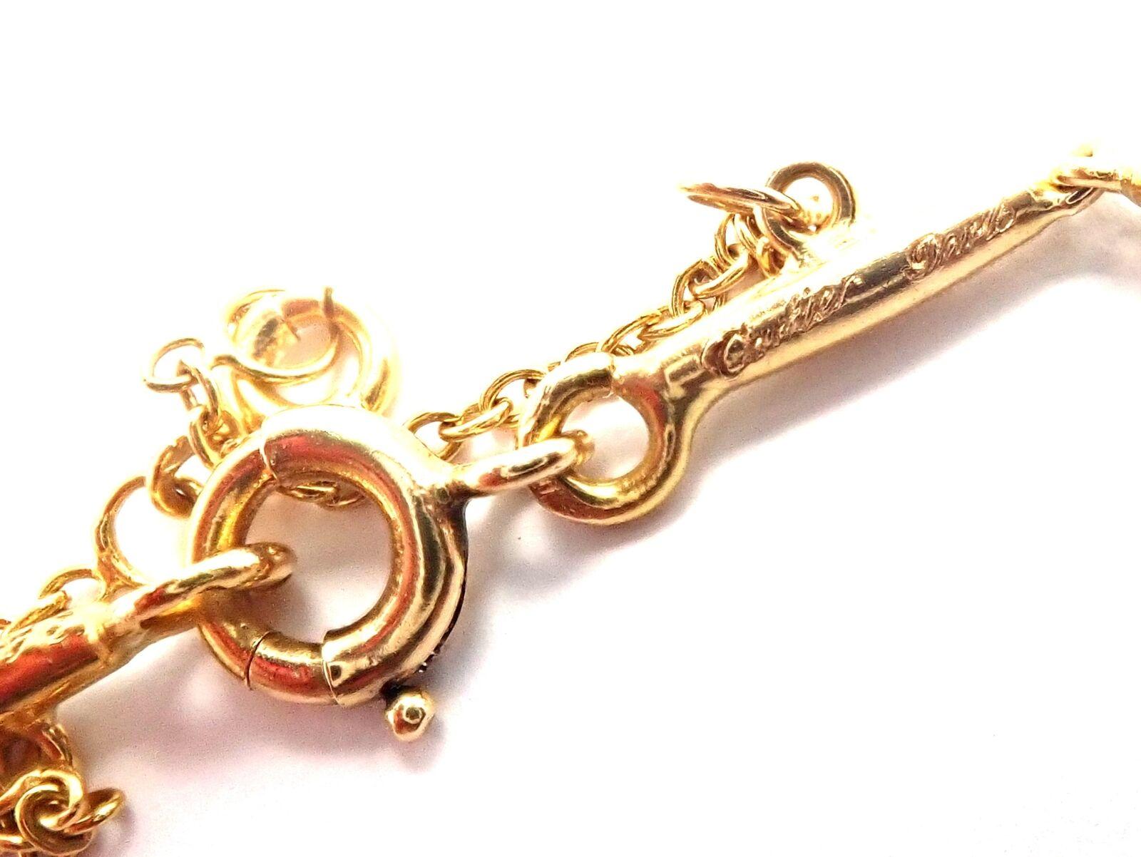 Cartier Diamond by the Yard Choker Yellow Gold Necklace 3