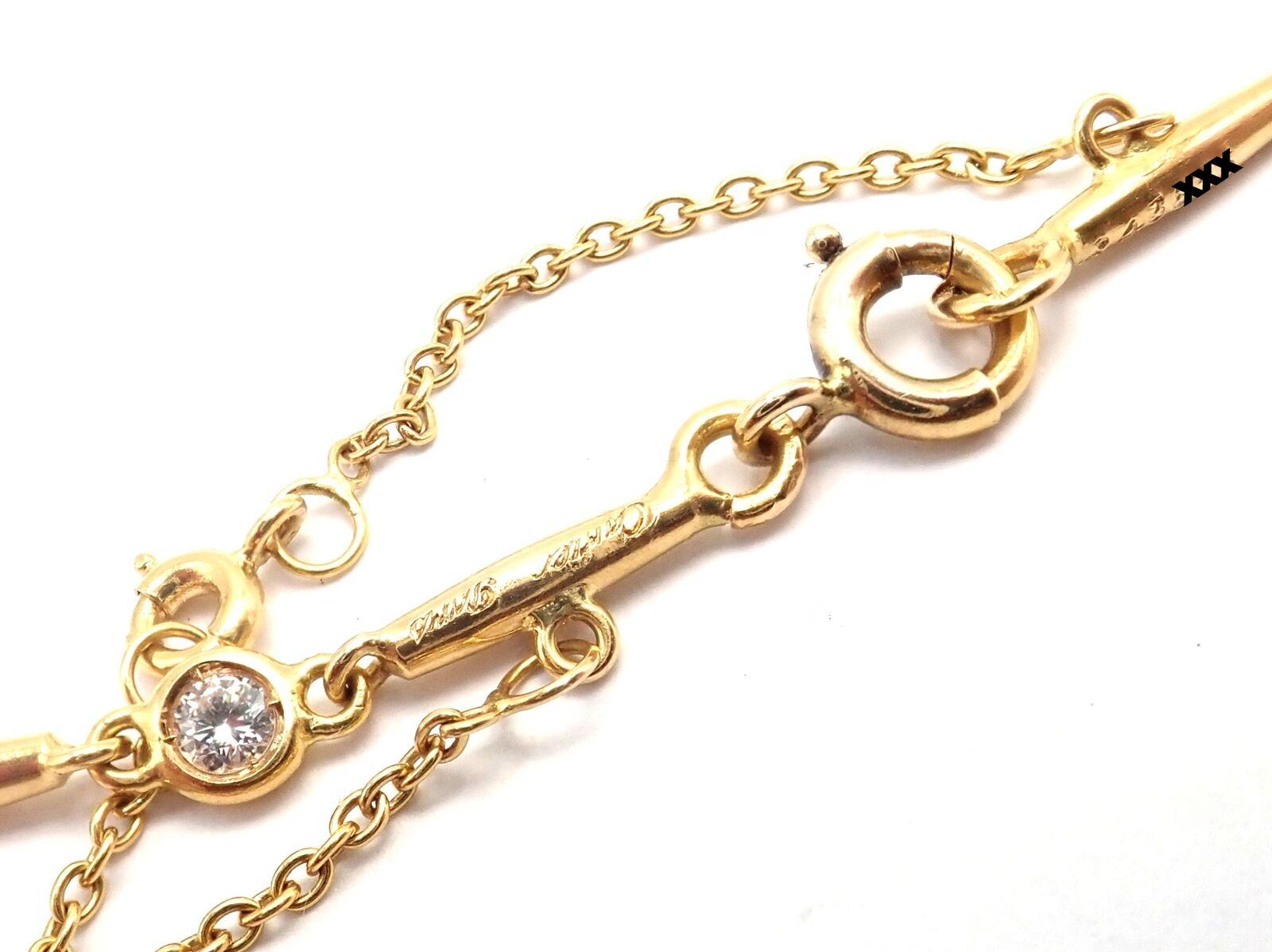 Cartier Diamond by the Yard Choker Yellow Gold Necklace 4
