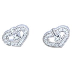 Cartier Diamond C Hearts De Cartier Earrings