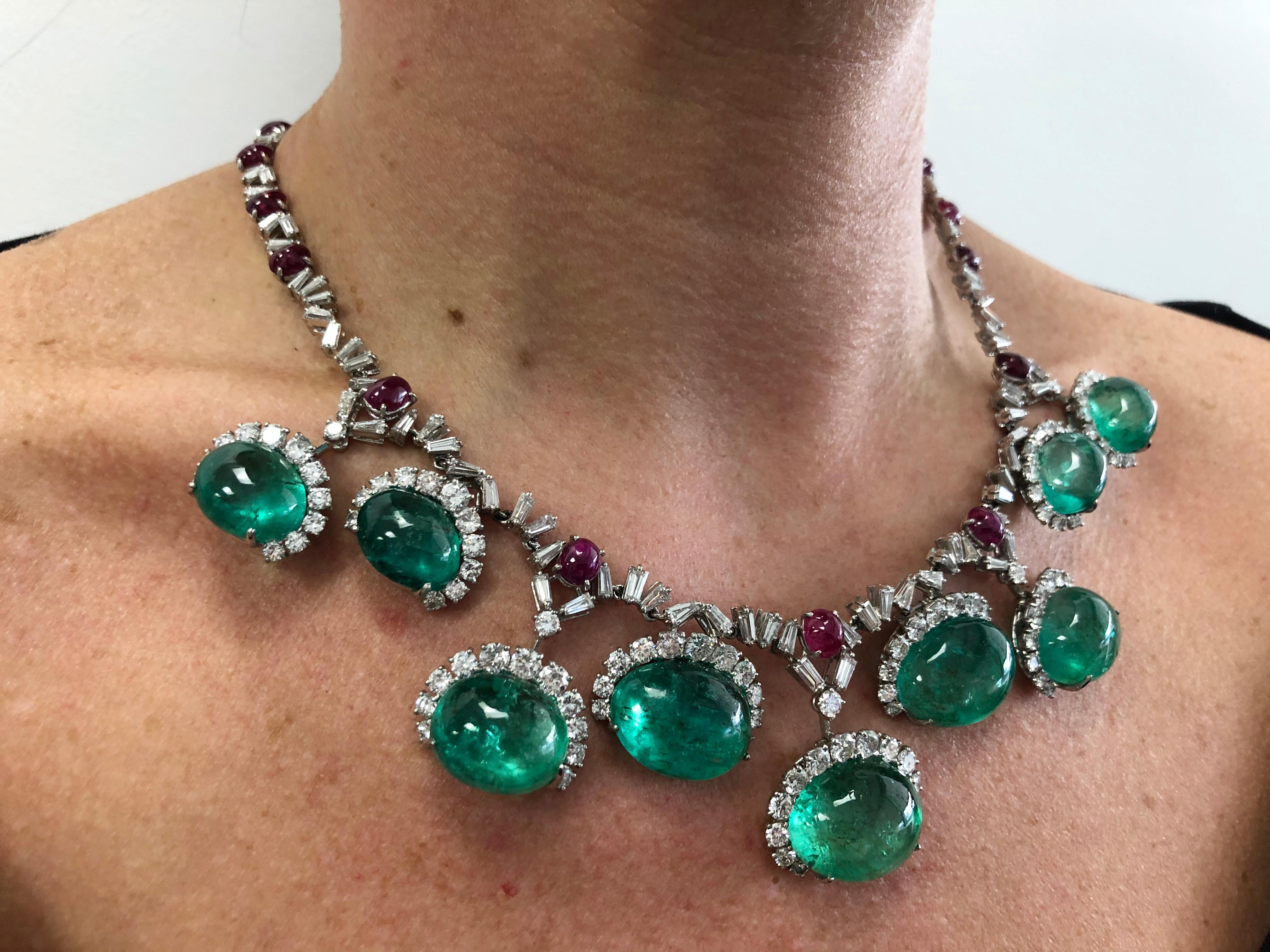 cartier emerald necklace