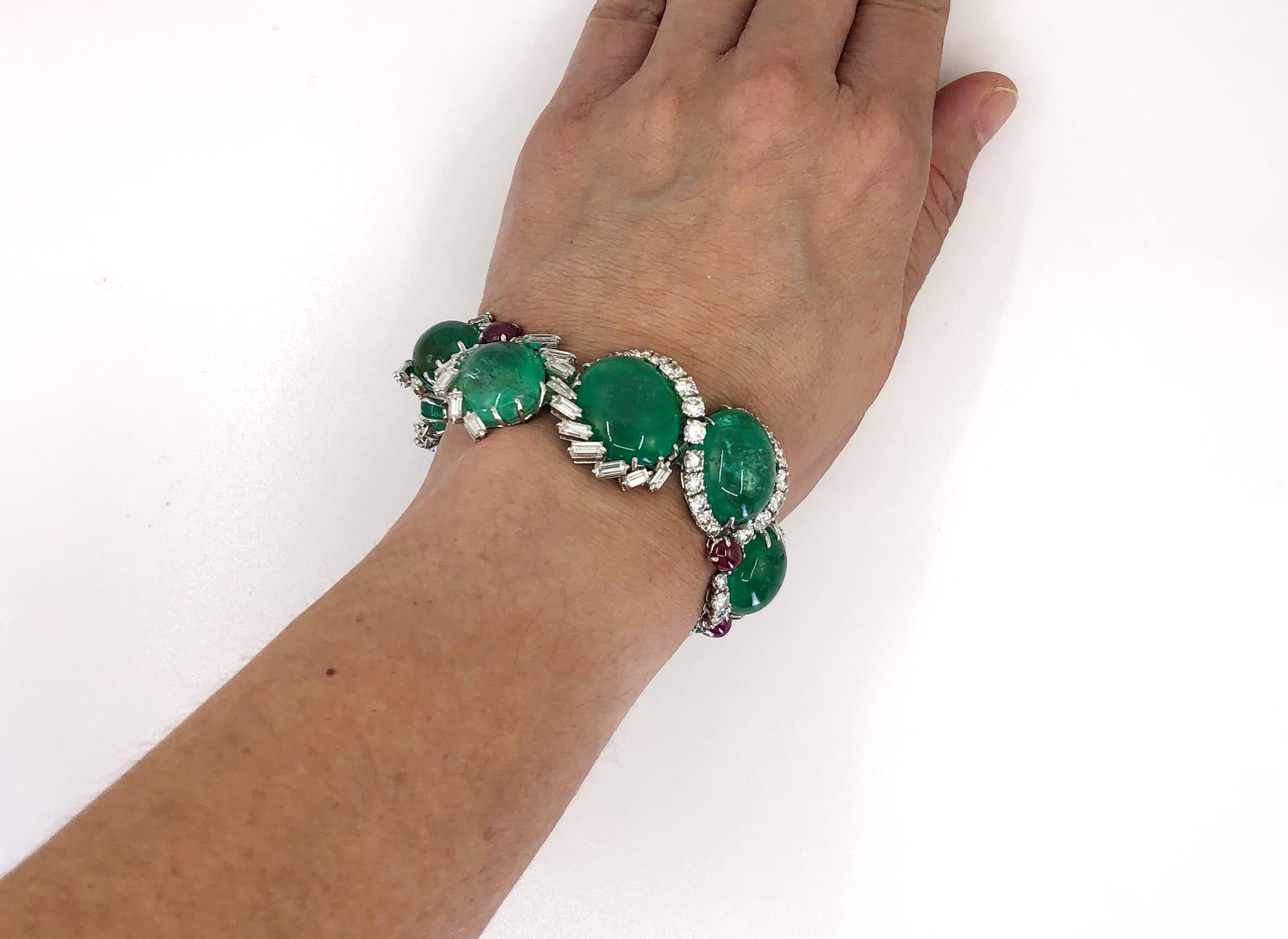 emerald and ruby necklace