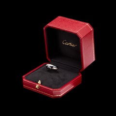 Cartier Diamond and Ceramic Trinity Ring