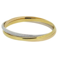 Cartier Diamond Classic Trinity Bangle Medium