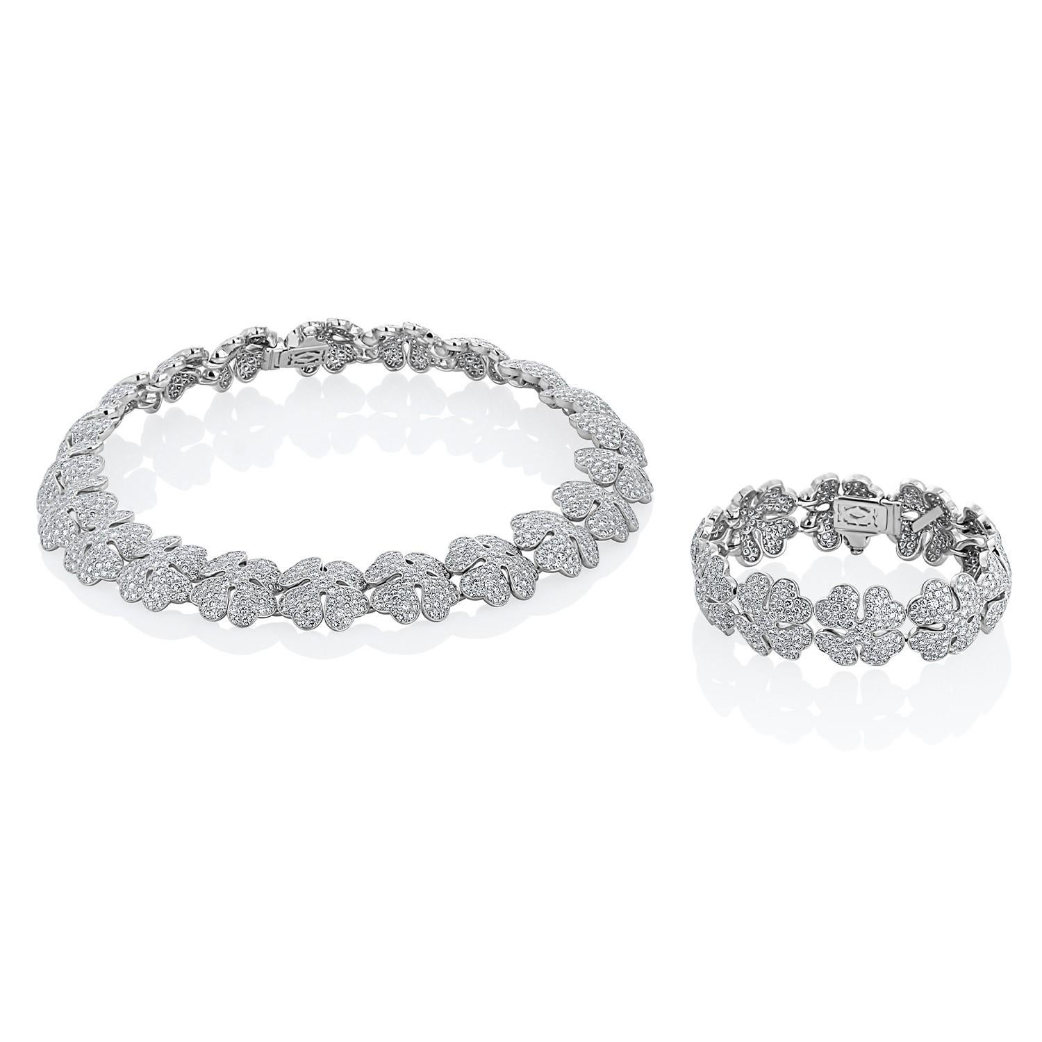 bracciale cartier oro bianco e diamanti