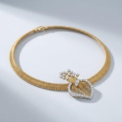 Collier à diamants en or et platine de Cartier