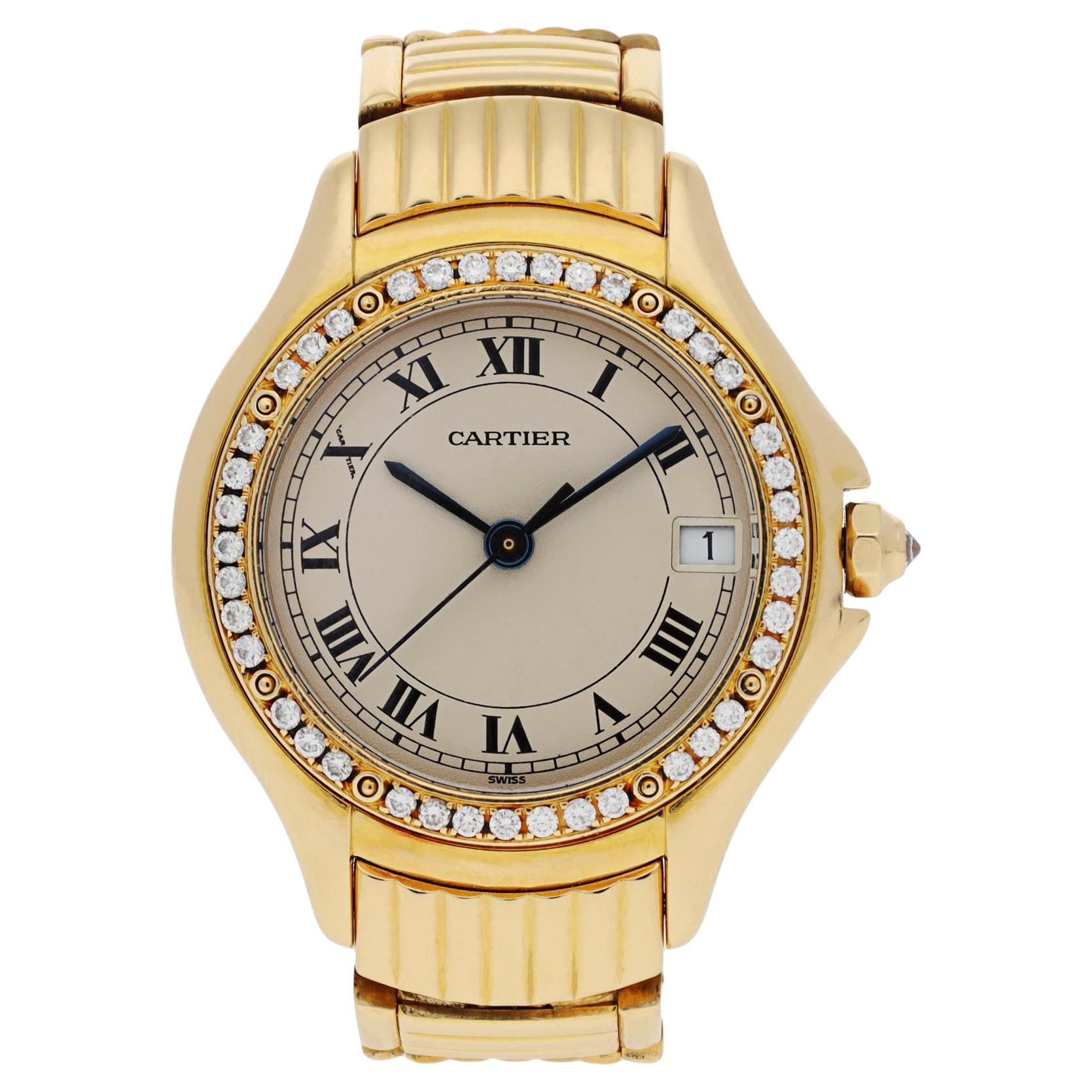 Montre Cartier Diamond Cougar
