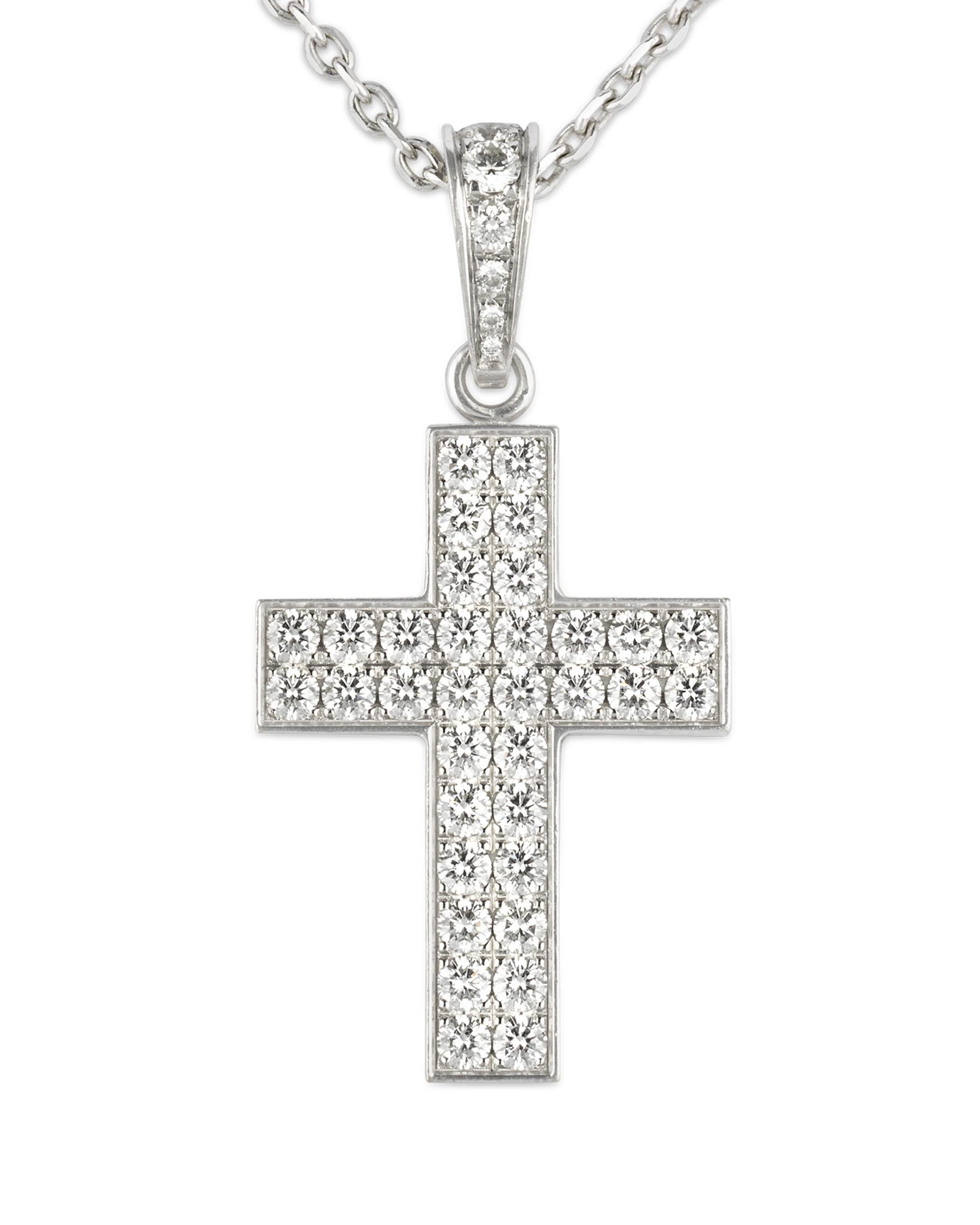 swarovski cross necklace price