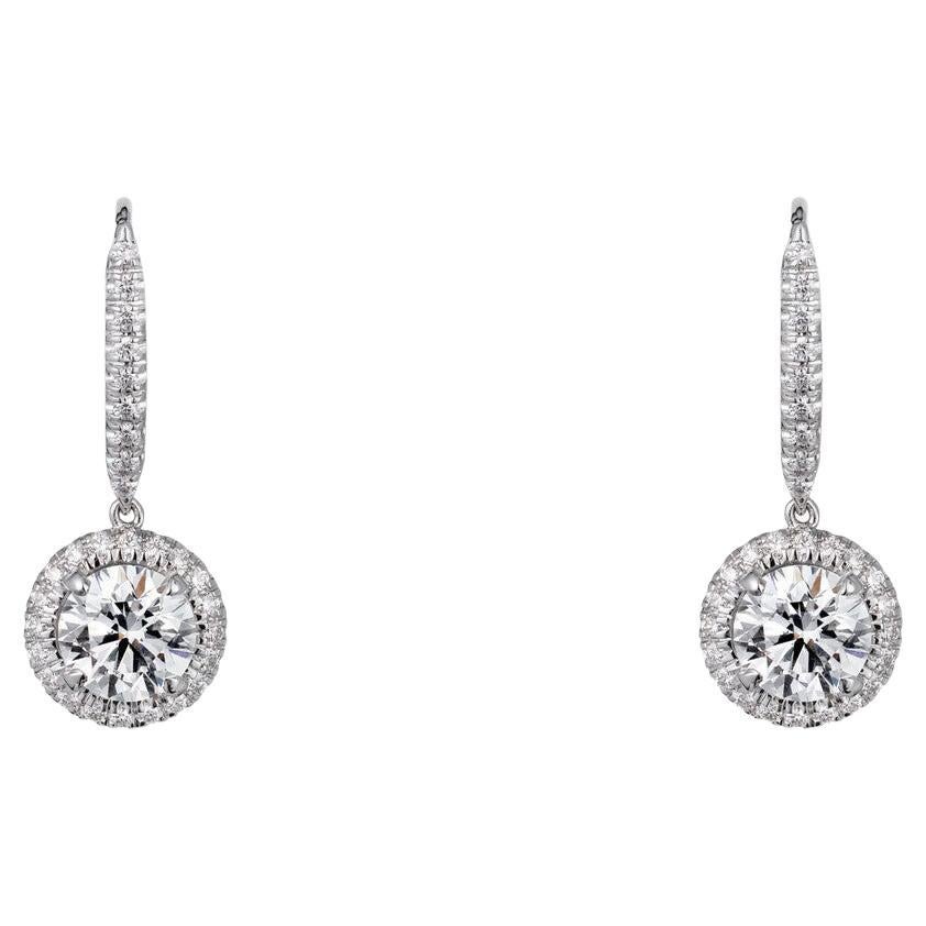 Cartier Caresse d'Orchidees Diamond Earrings For Sale at 1stDibs ...
