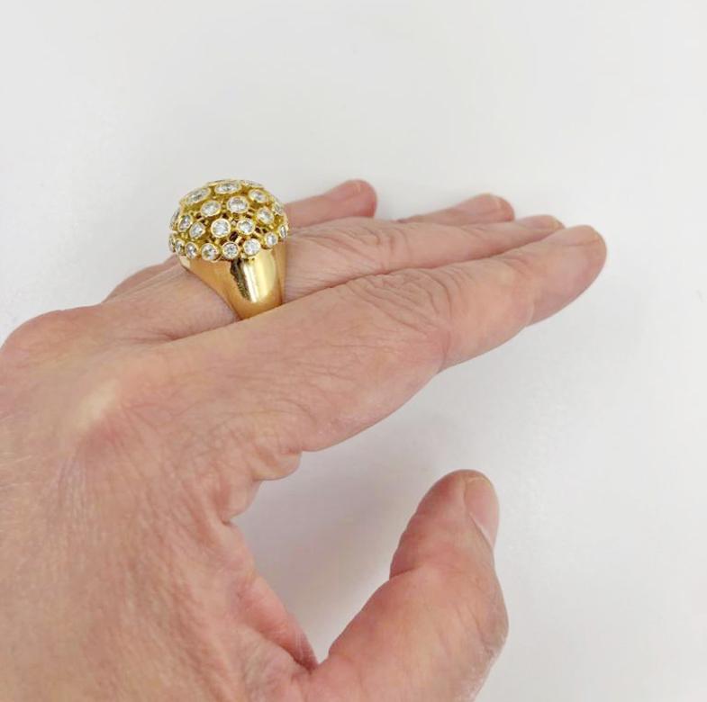 Anillo Bombe de Diamantes Cartier Rue De La Paix en Excelente estado para la venta en New York, NY