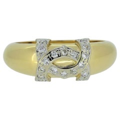 Cartier Diamond Double C Ring