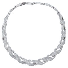 Cartier Diamond Dove of Peace Necklace in 18k White Gold W/ Box and Certificate