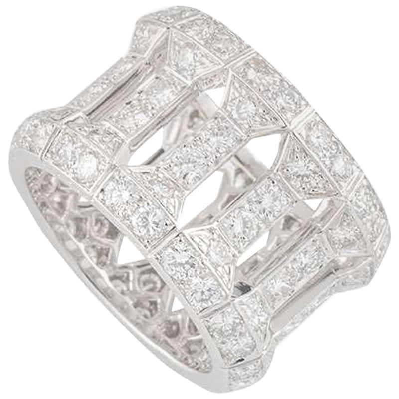 Cartier Diamond Dress Band Ring