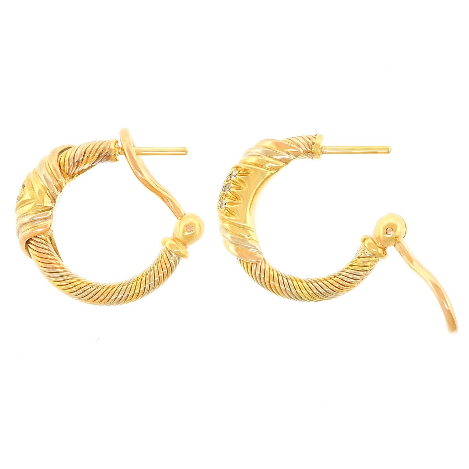 Orecchini con diamanti Cartier in vendita 2