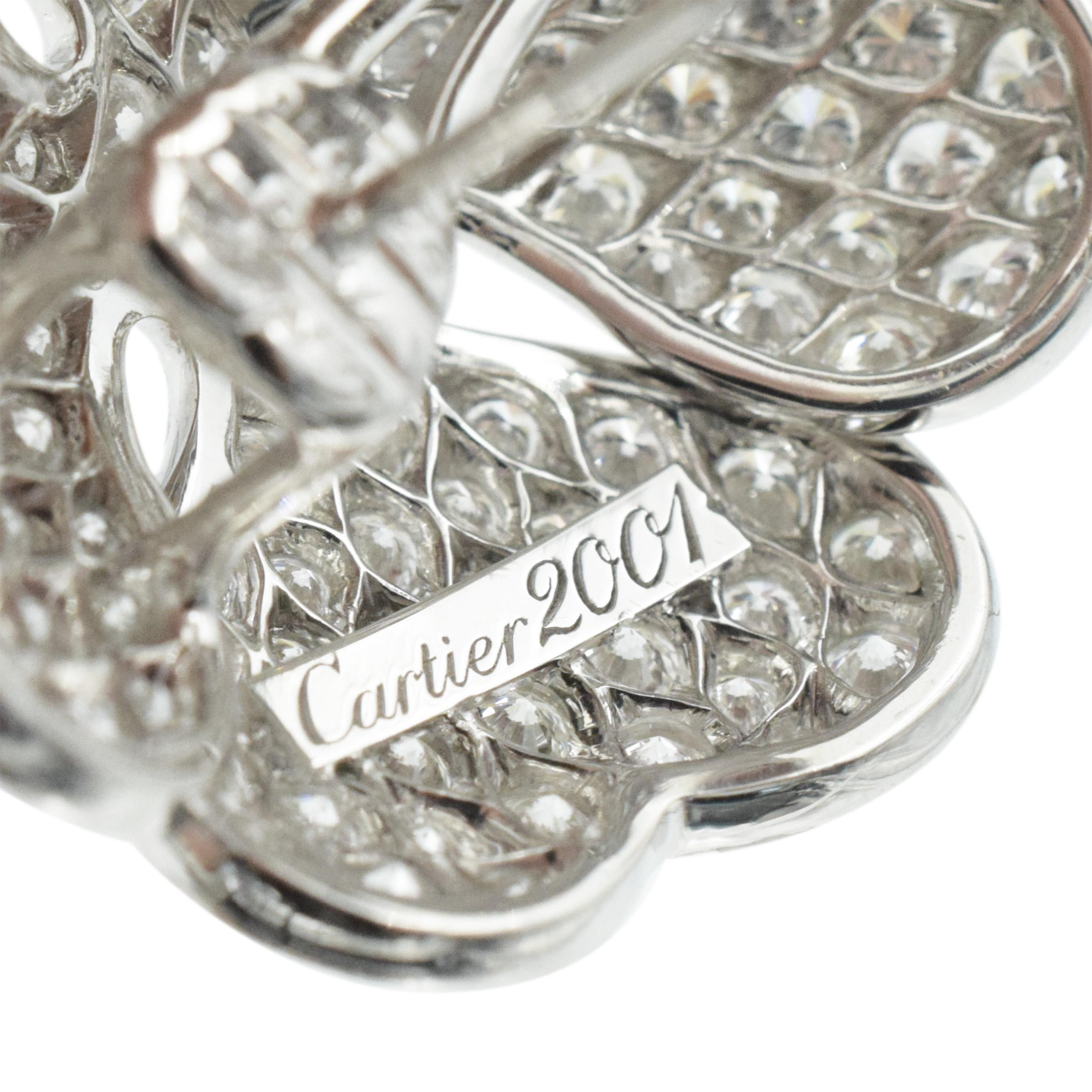 Orecchini con diamanti Cartier in vendita 2