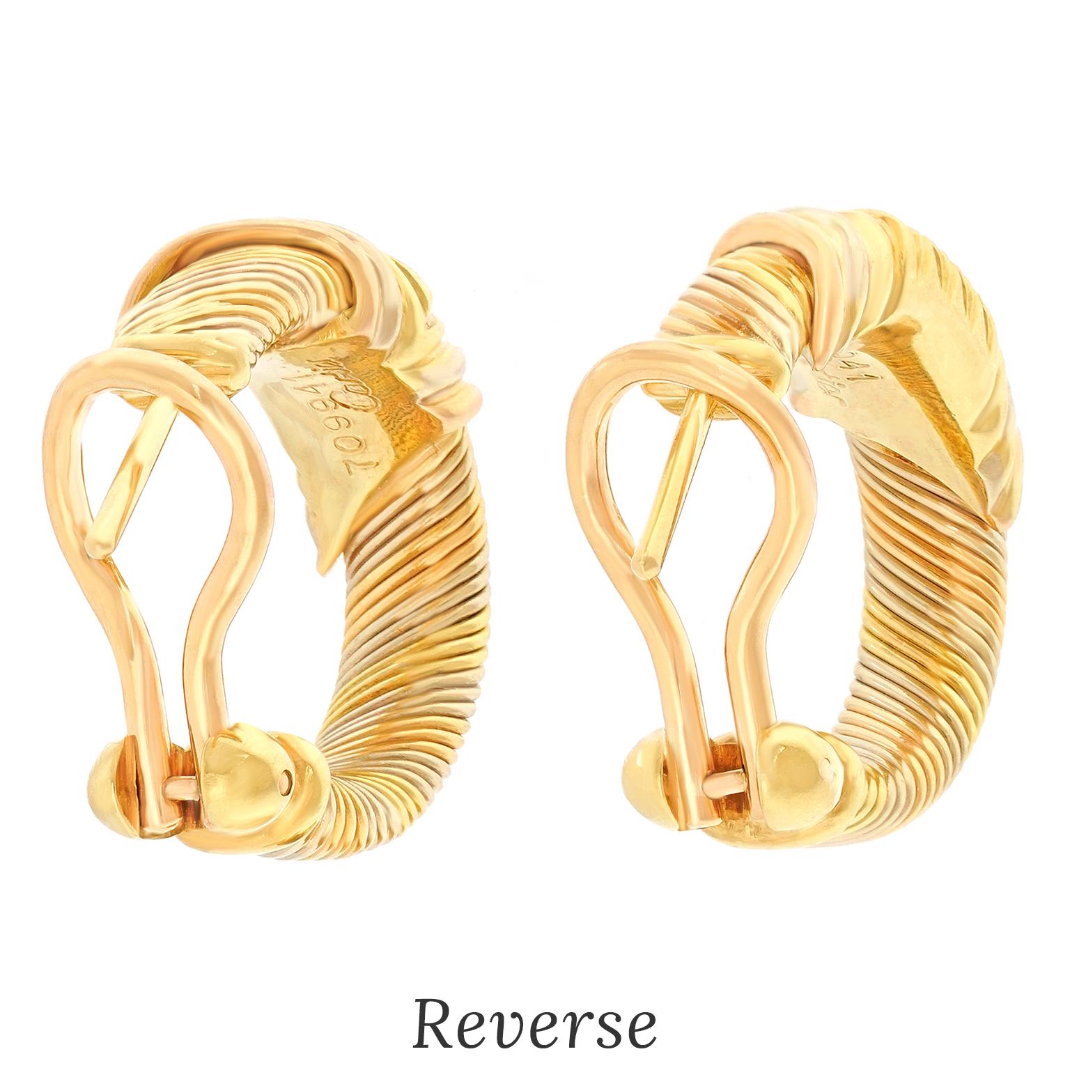 Orecchini con diamanti Cartier in vendita 4