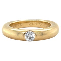 Cartier Diamond Ellipse Ring, 18K Yellow Gold