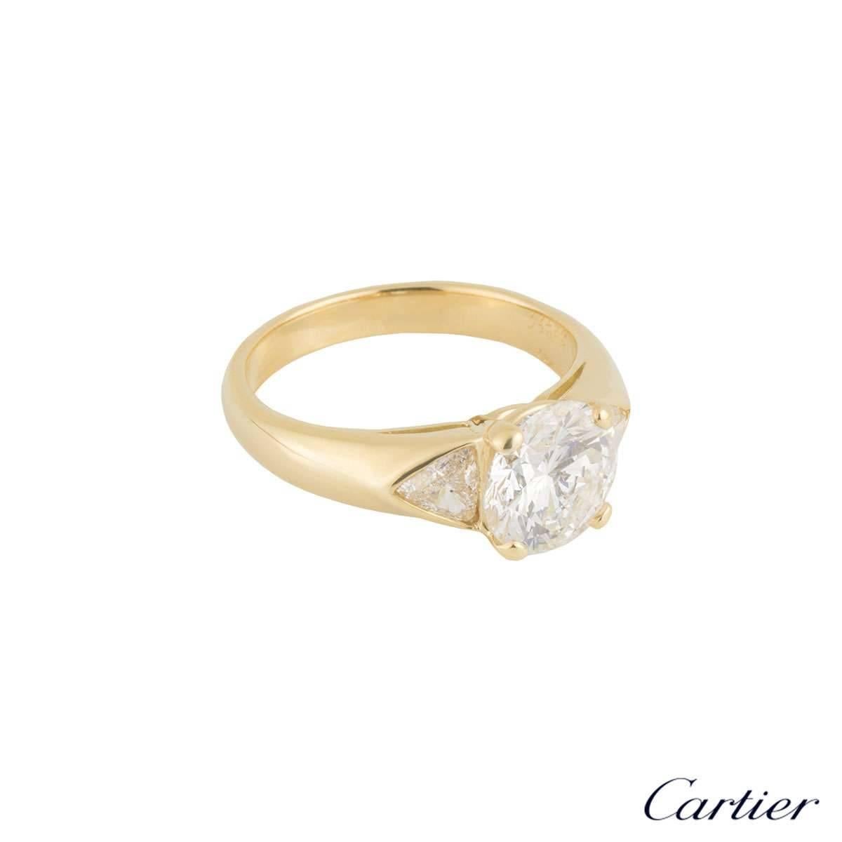 2 carat cartier diamond ring