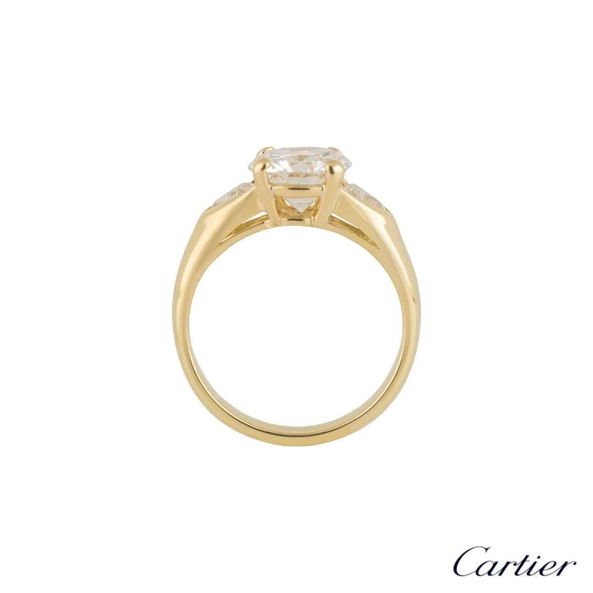 cartier 2 carat diamond ring price