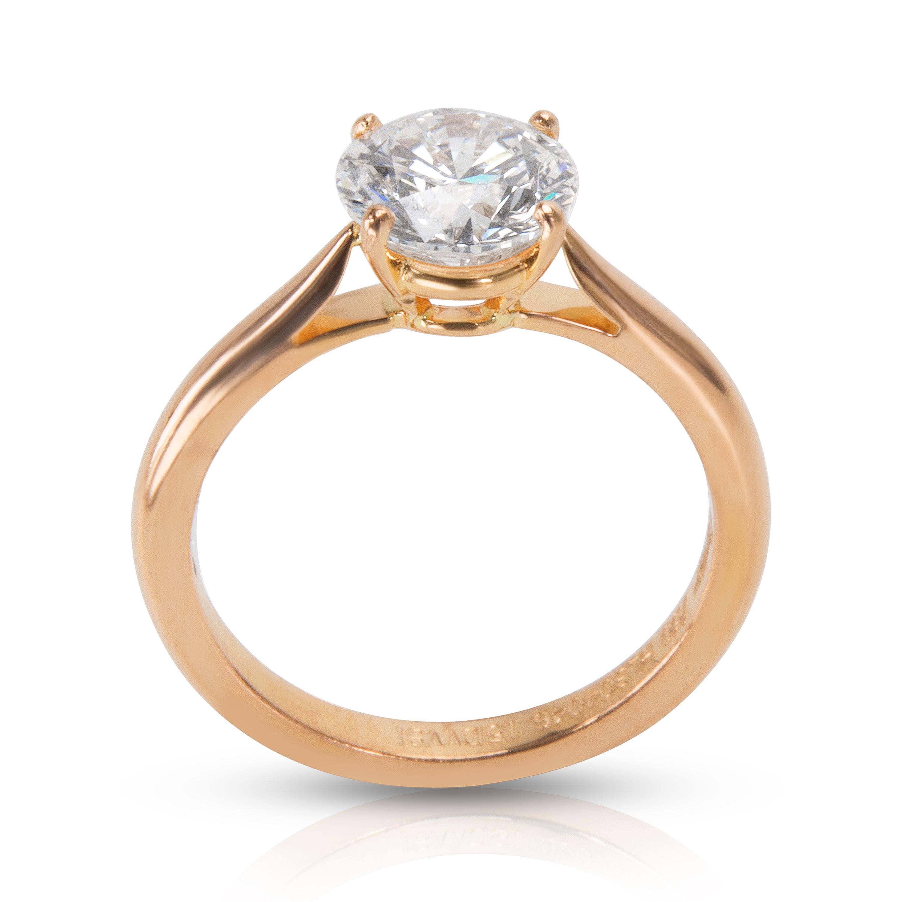 cartier rose gold engagement rings