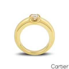 Cartier Diamond Engagement Solitaire Ring 0.40 Ct G/VS1