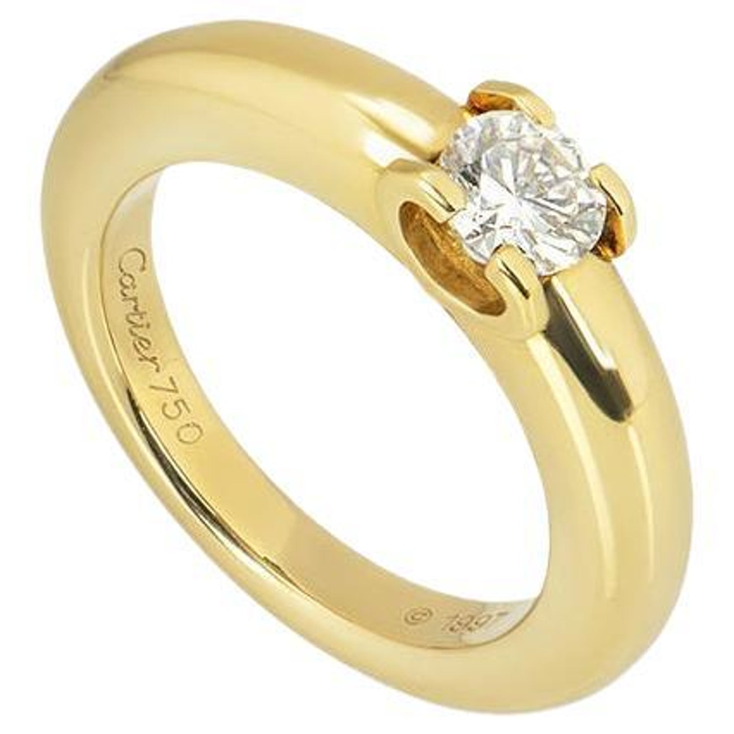 Cartier Trinity Diamond Engagement Solitaire Ring 0.34 Carat at 1stDibs |  cartier trinity solitaire ring, cartier trinity solitaire ring price, trinity  solitaire cartier price
