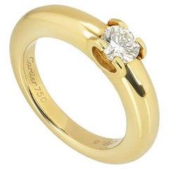 Cartier Diamond Engagement Solitaire Ring 0.40 Ct G/VS1
