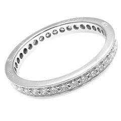 Cartier Diamond Eternity Platinum Band Ring
