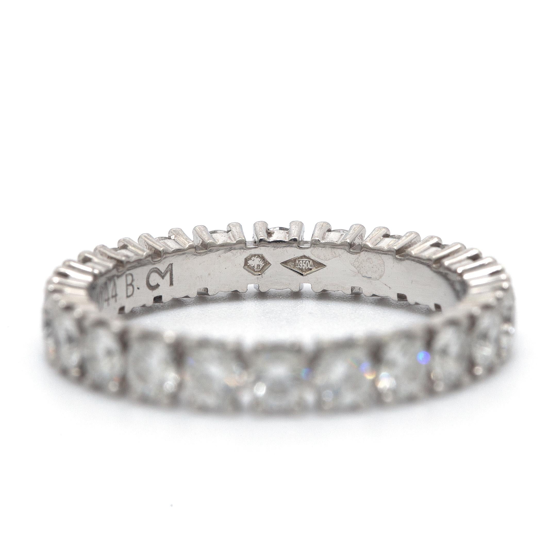 cartier diamond eternity band