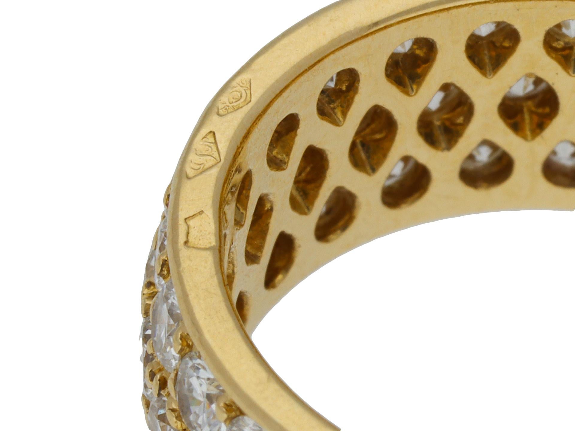 Cartier Diamond Eternity Ring, French, circa 1980 In Good Condition For Sale In London, GB