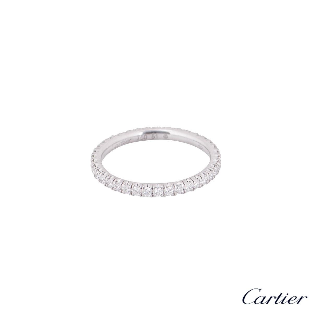 Cartier Diamant Étincelle De Cartier Band Ehering im Zustand „Hervorragend“ in London, GB