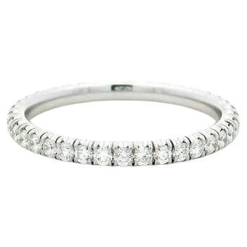 Cartier Anello dell
eternità con diamanti in oro bianco 18 carati