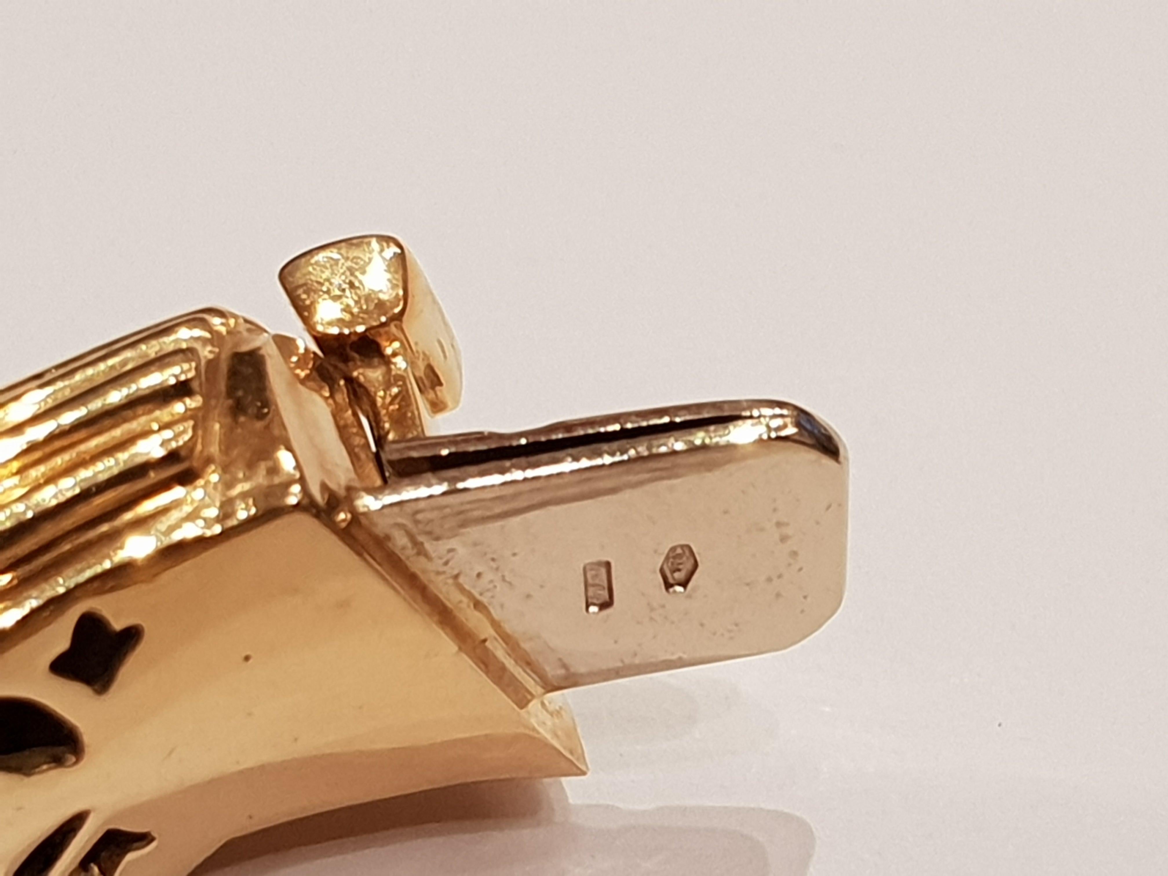 Cartier Bracelet jonc en or et diamants en vente 5