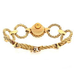 Cartier Diamond Gold Link Watch