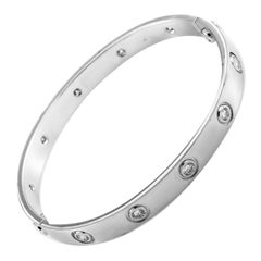 Cartier Diamond Gold Love Bangle Bracelet