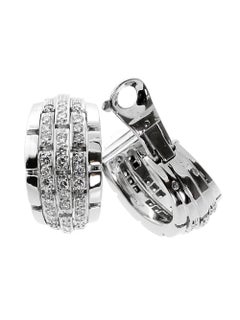 Pendientes Cartier Panthere Diamante Oro Blanco