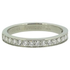 Anillo Cartier diamante media eternidad Talla (49)