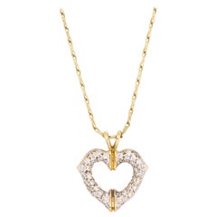 Cartier Diamond Heart Pendant