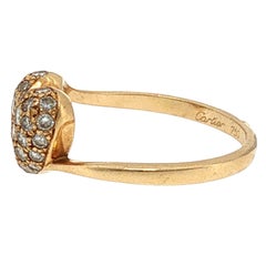 Cartier Diamant-Herzring aus 18 Karat Gelbgold, 1990er Jahre