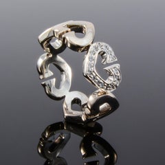 Cartier Diamond Heart Ring White Gold