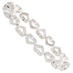 Cartier Diamant-Armband mit Herzen und Symbolen 1::81 Karat