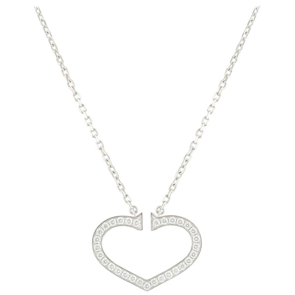 Cartier Diamond Hearts and Symbols Necklace