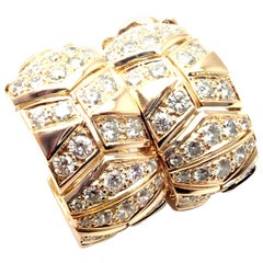 Diamant-Ohrringe aus Gelbgold von Cartier