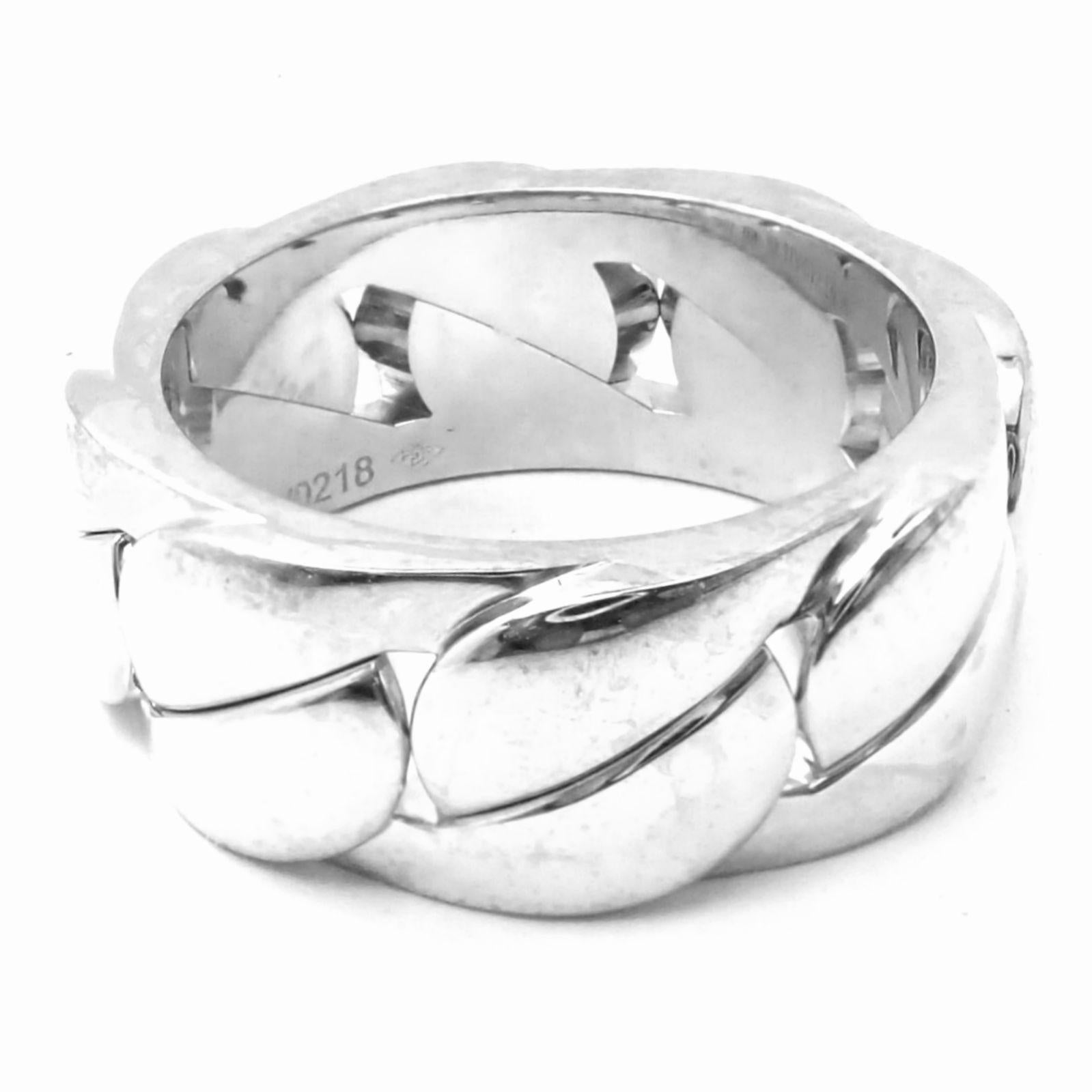 Cartier Bague à anneau La Donna en or blanc et diamants Unisexe en vente