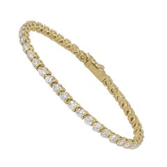 Cartier Diamond Line Tennis Bracelet 4.20 Carat