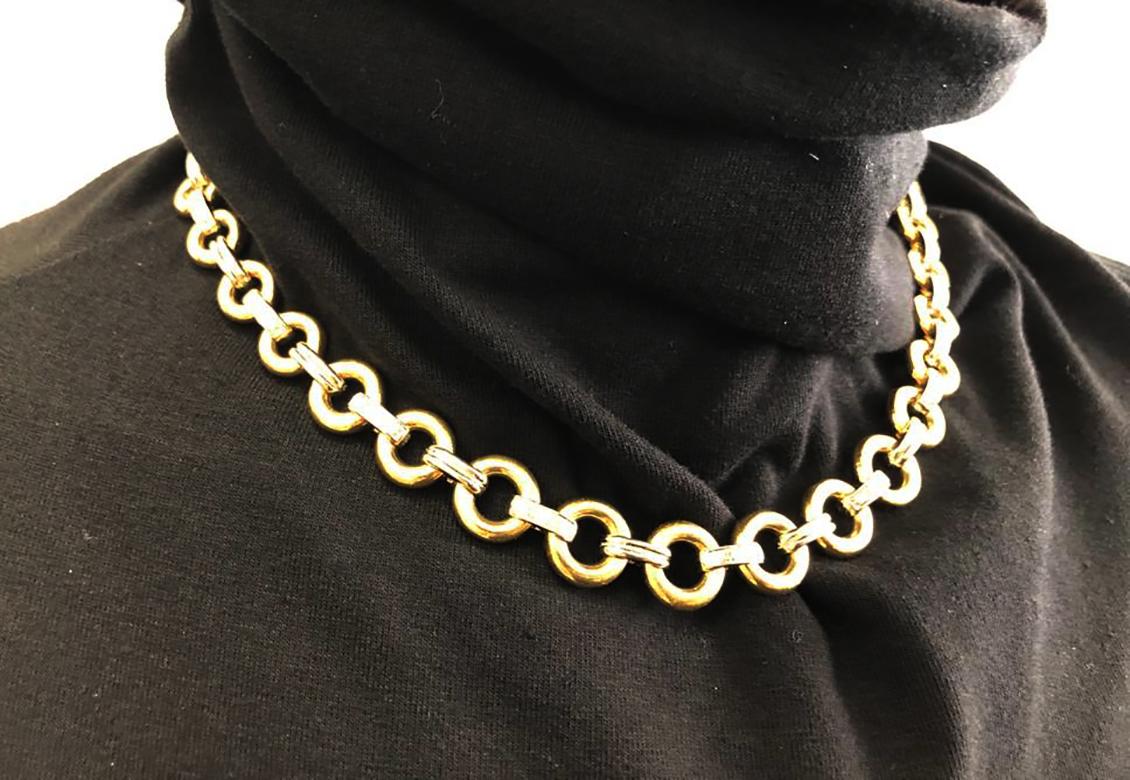 Collana A Link con diamanti Cartier In condizioni buone in vendita a New York, NY