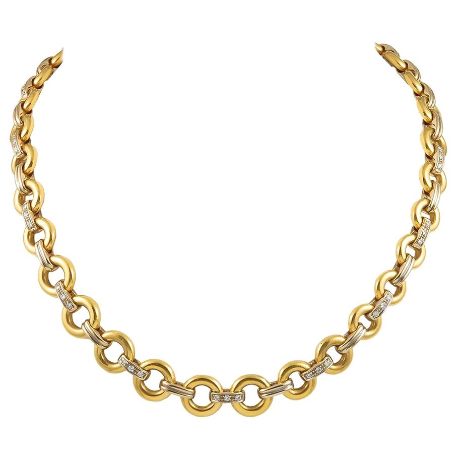 Cartier Diamond Link Necklace