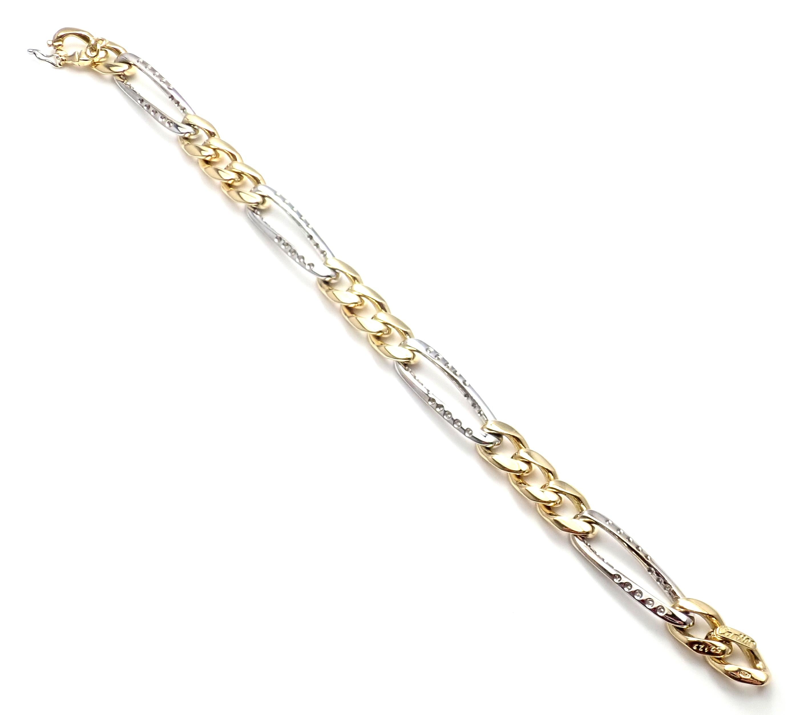 Cartier Diamond Link Yellow and White Gold Bracelet 1