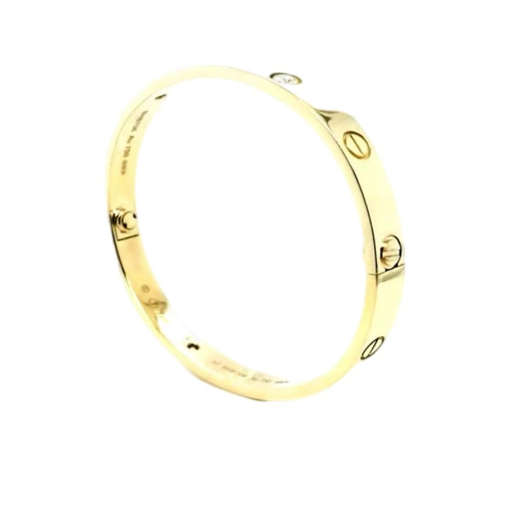 Contemporain Cartier Bracelet Love de 4 diamants B6070017 en vente