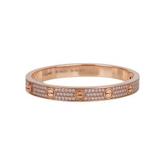 Cartier Diamond Love Bracelet 18k Rose Gold