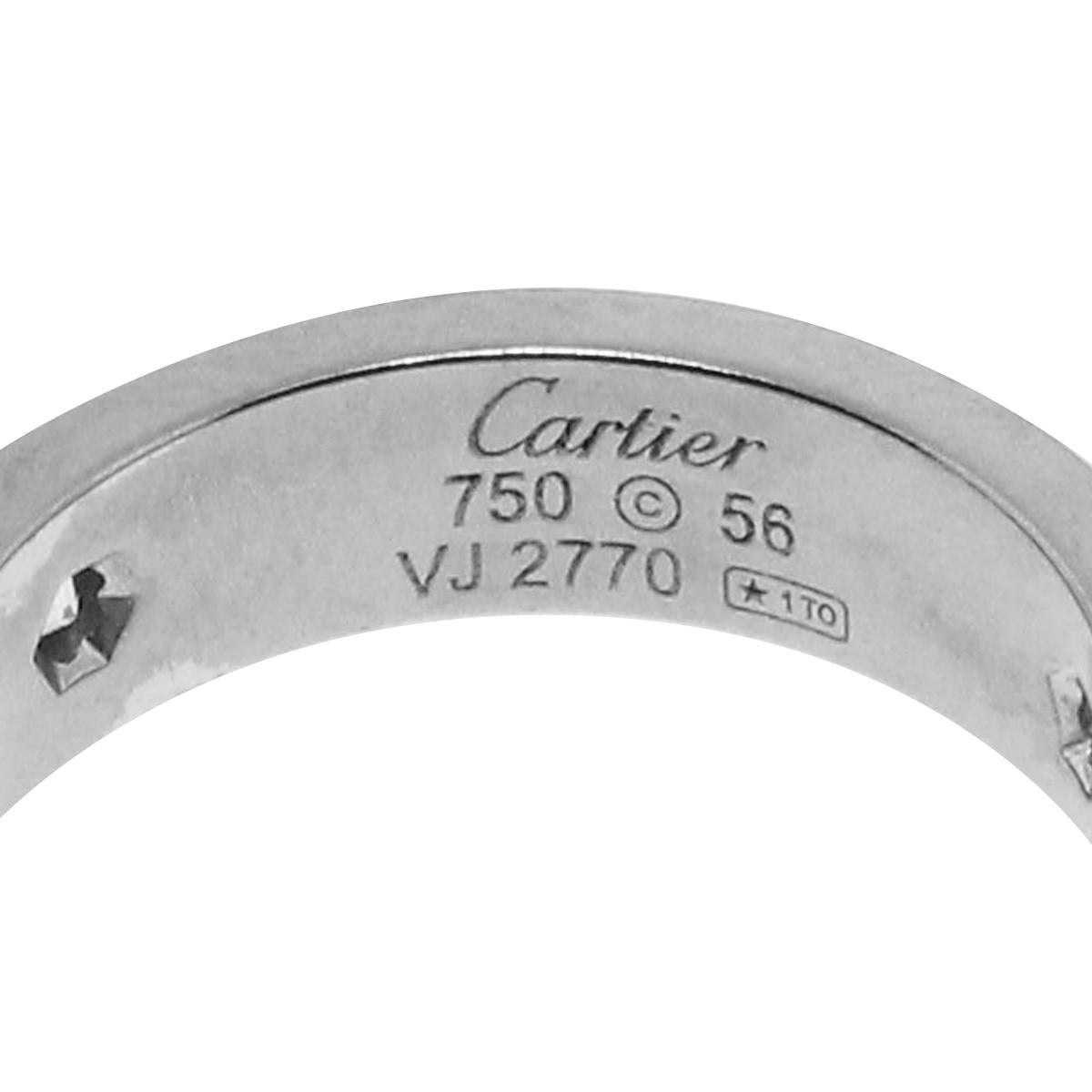 Round Cut Cartier Diamond Love Ring